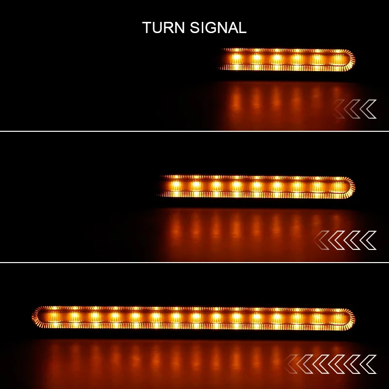 30Led الفرامل الذيل ضوء بدوره مصباح إشارة DRL الأحمر الأصفر تتدفق وقف فلاش مصباح لسيارة دراجة نارية شاحنة مقطورة ATV SUV 12 فولت 24 فولت