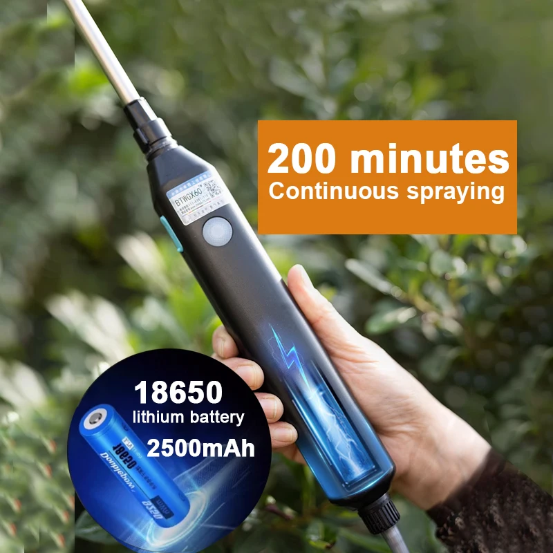 8L High-Pressure Agricultural Sprayer Lithium Battery Backpack Pesticide Sprayer New Disinfection Irrigation Electric Sprayer