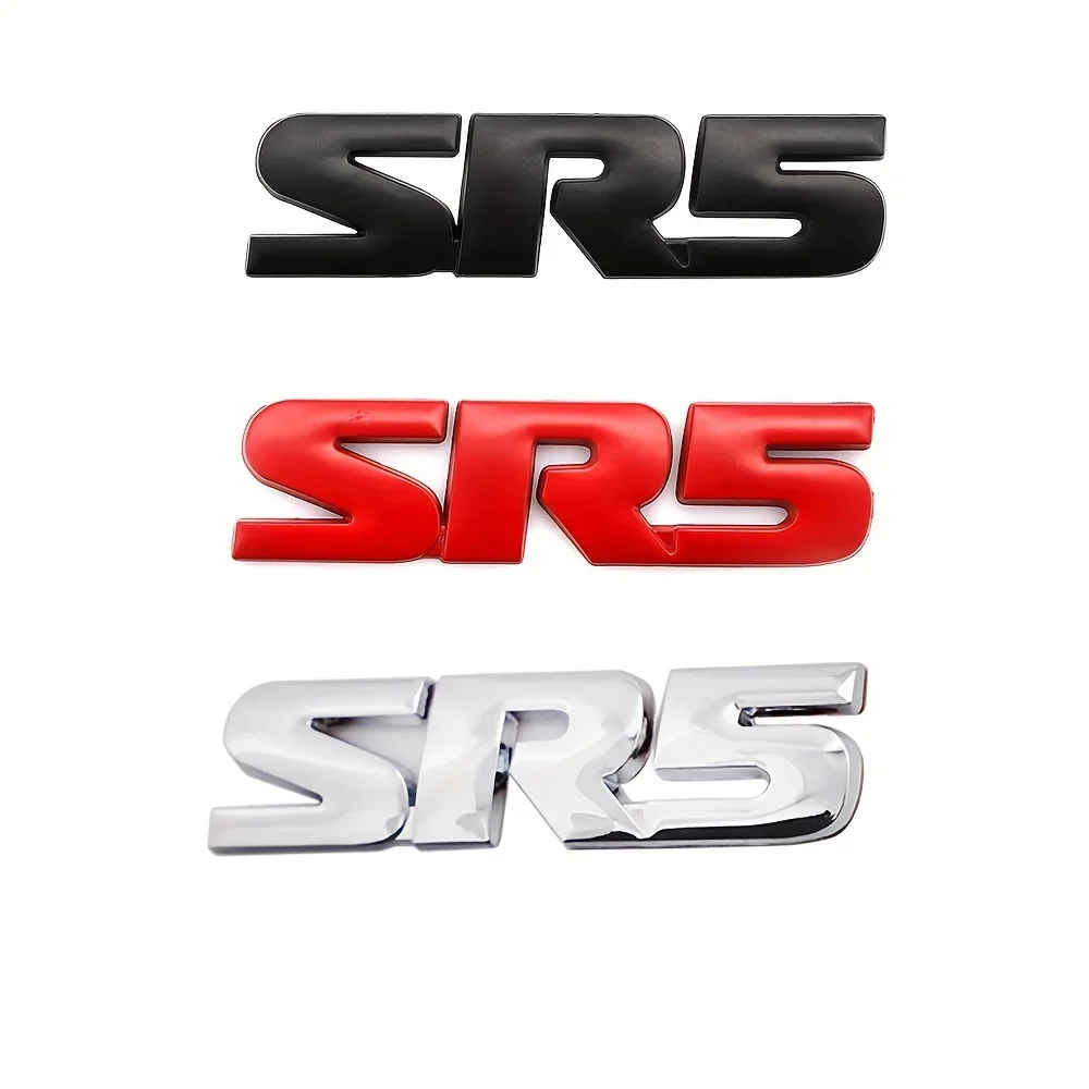 

3D Metal SR5 Logo Emblem Badge Car Sticker Accessoriescar Tools Suitable for All Models
