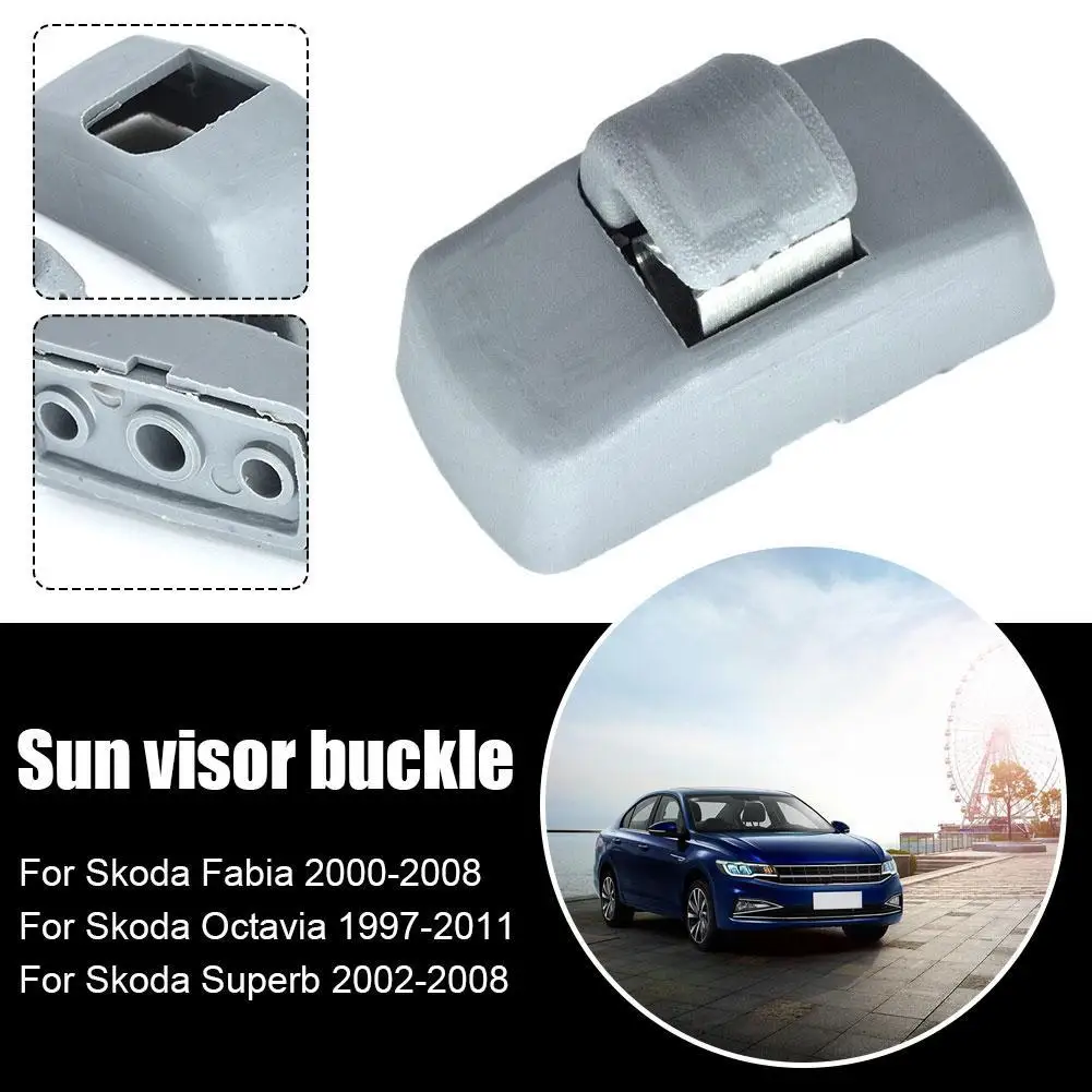 

Car Sun Visor Hook For Skoda Fabia 2000-2008 For Skoda Octavia 1997-2011 For Skoda Superb 2002-2008 Sun Visor Hanger Clip B7I1