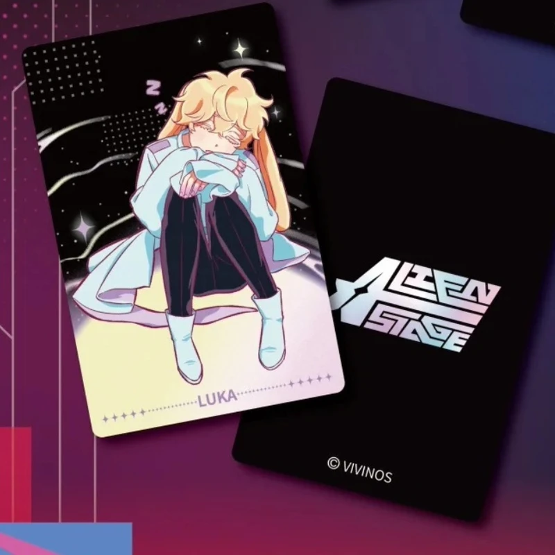 

New Genuine Alien Stage Rabbit Series Mini Card Set Trendy Desktop Ornament Gift Collectible Card Anime Themed Toys And Hobbies