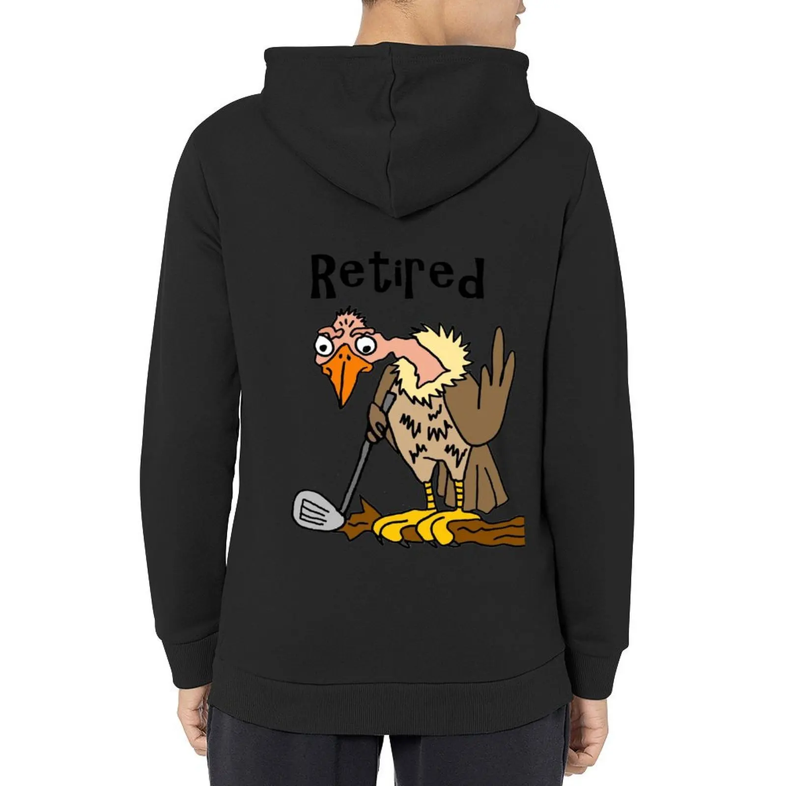 

Funny Old Buzzard Playing Golf Cartoon Hoodie men's clothing mens clothes clothes for men new in hoodies & sweatshirts
