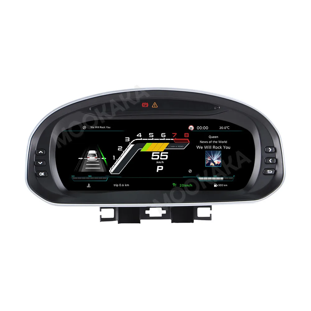 10.25 Inch Digital Cluster For VW Jetta 2013-2019 LCD Dashboard Virtual Cockpit Car Instrument Multifunctional Speedmeter Screen