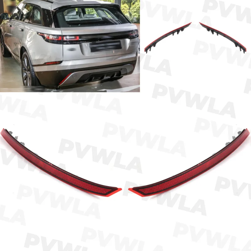 

For Land Range Rover Velar L560 2017 2018 2019 2020 2021 2022 Left+ Right Side Rear Bumper Reflector Light LR093436 LR093435