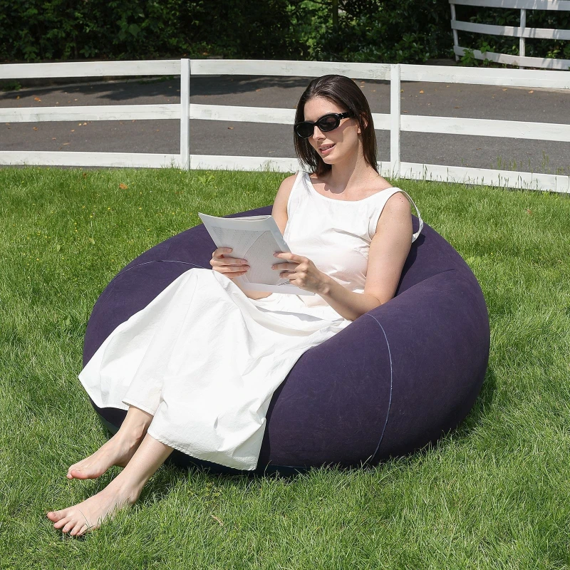 Inflatable Sofa & Air Pump Set - огляд і ціна Outdoor Camping Lounge Chairs