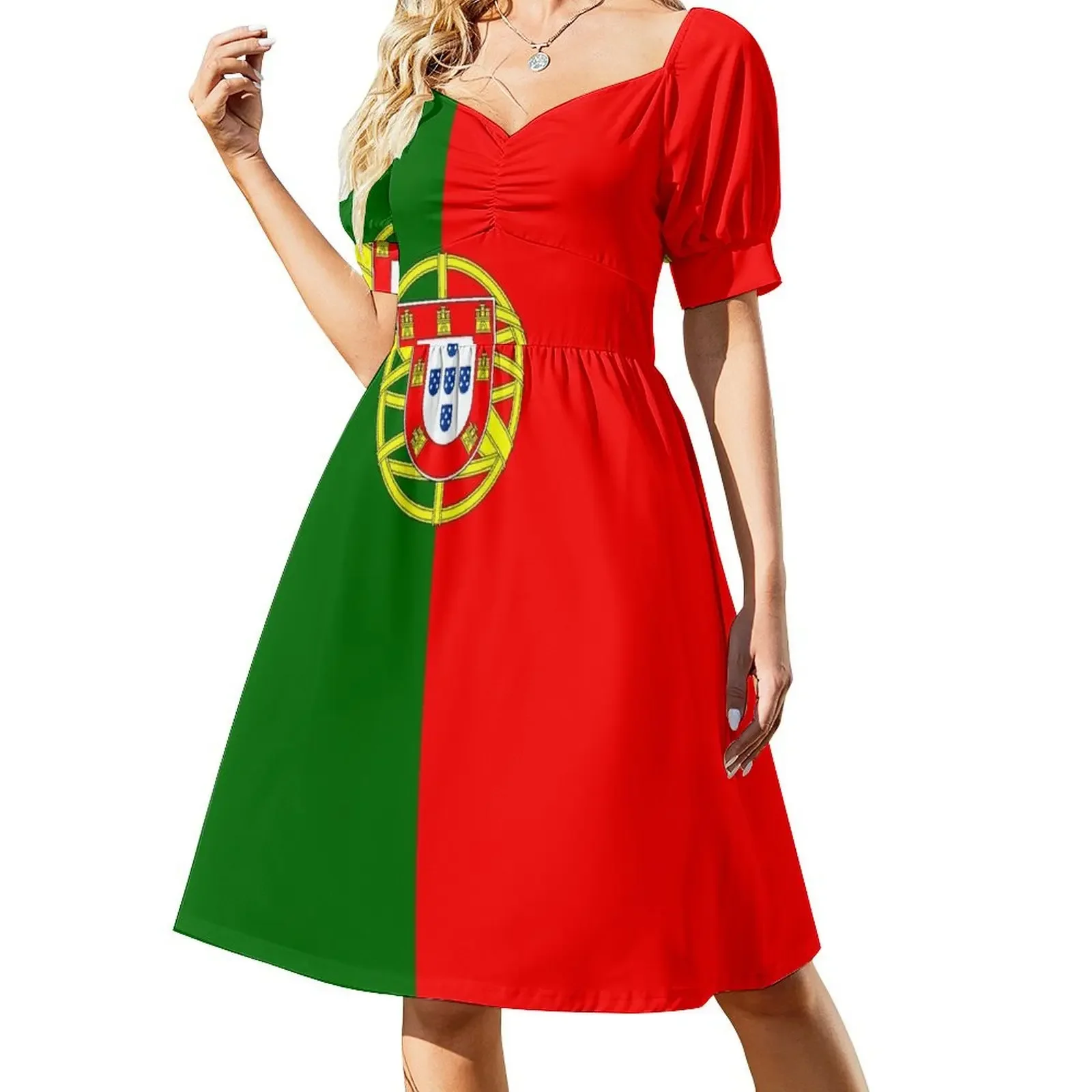 Portugal National Flag Sleeveless Dress Elegant gowns elegant women's sets women's summer dresses 2025 womens clothing Dress