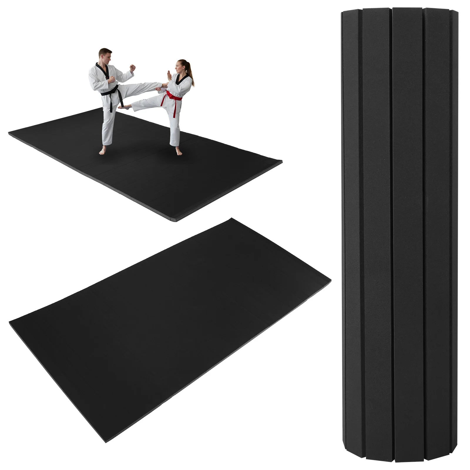 

Indoor Gymnastics Track Exercise Mat 118.11x59.06x1.18inch Fitness Mats with Non-Slip Surface for Home Yoga Pilates Martial Art
