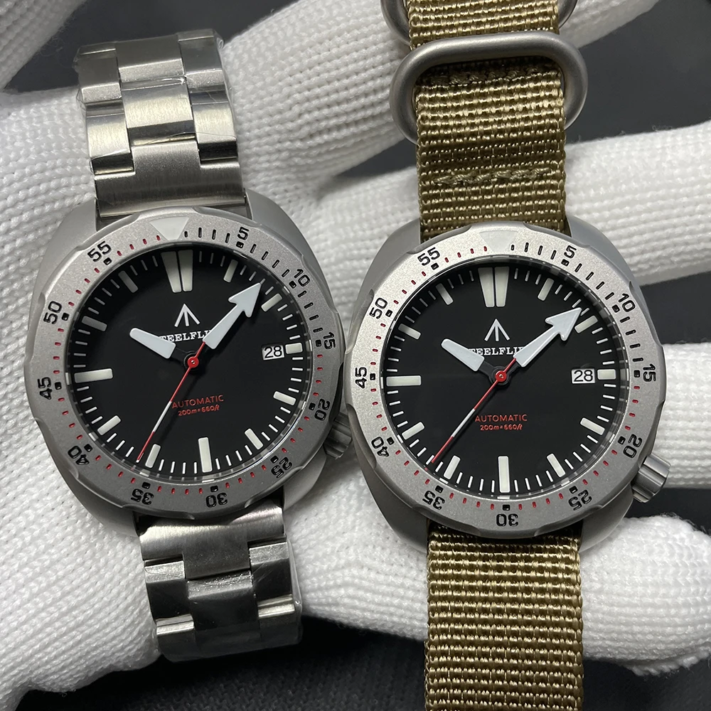 STEELFLIER Official SF757 Luxury Mechanical Wristwatch NH35 Movement Sapphire Crystal 20Bar Waterproof Super Luminous Dive Watch