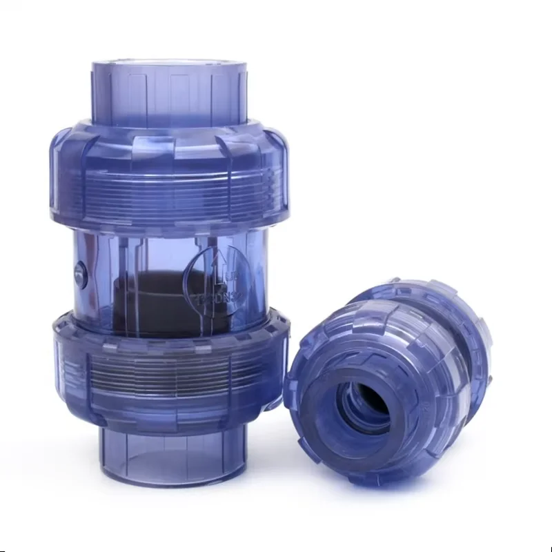 20~50mm High Quality Transparent U PVC Pipe Connectors Garden Water Aquarium Fish Tank Drainage Pipe Joints Fittings Accessories