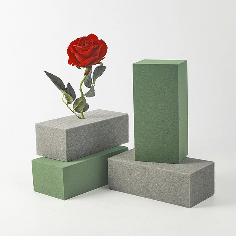 1pc Floral Foam Blocks,Green Wet Dry Flower Foam Blocks for Florist Fresh Artificial Flower Arrangements DIY Craft Supplies