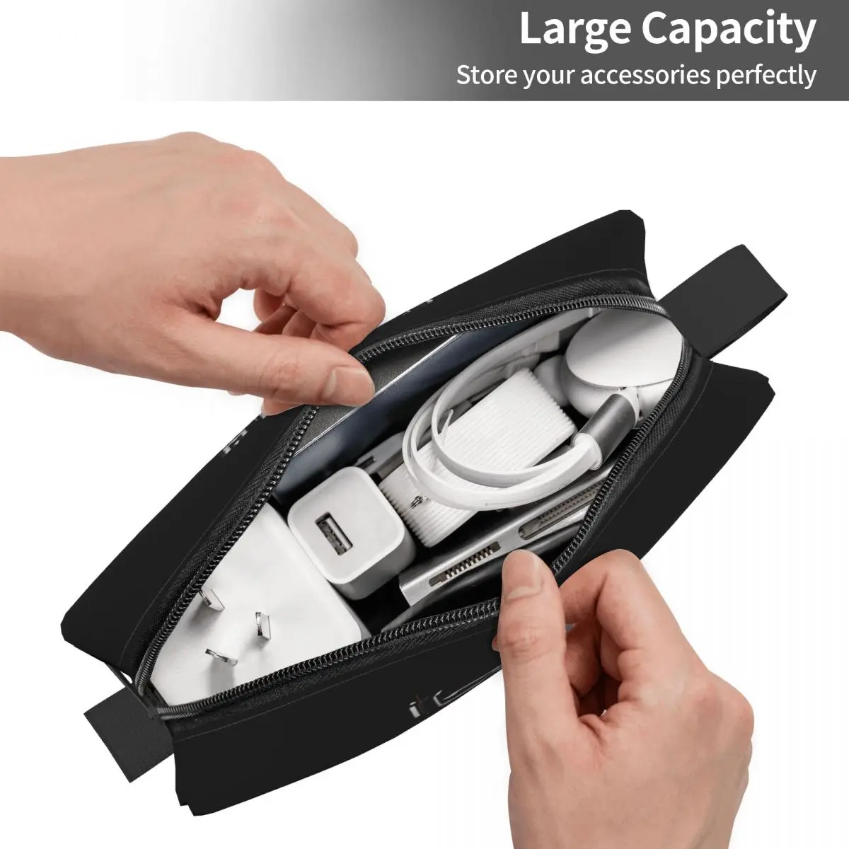 Travel Japanese Tokyo Flower Techwear Toiletry Bag Portable Makeup Cosmetic Organizer Women Beauty Storage Dopp Kit Box