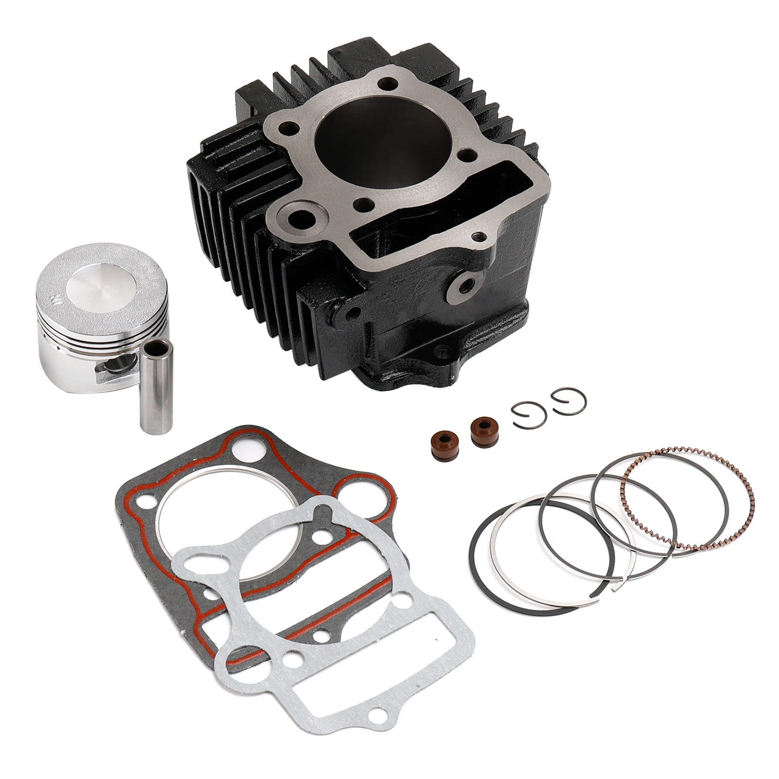 Kit de juntas de pistón de cilindro Topteng de 52,4 mm para Italika XT 110 2011-2015 AT 110 AX 110