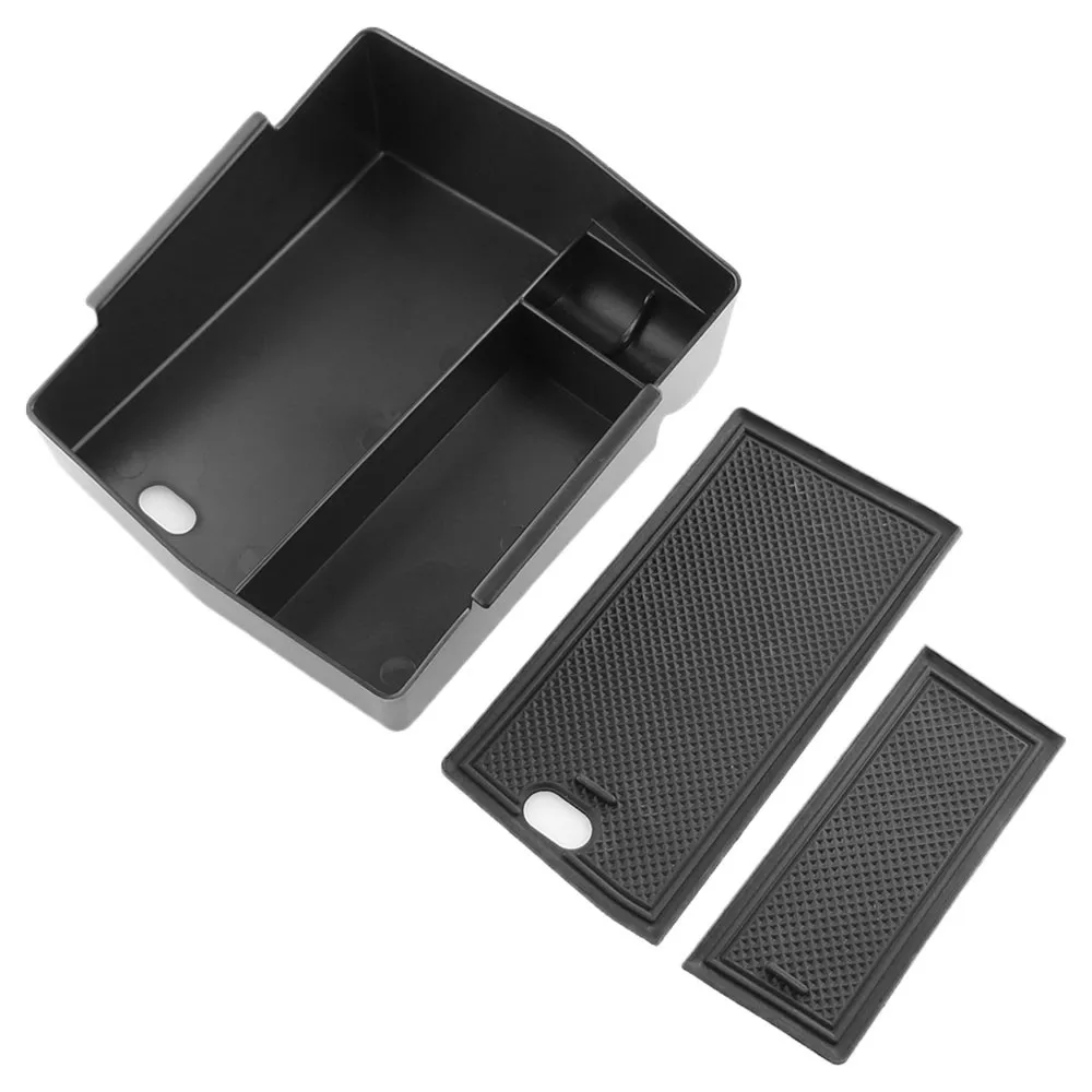 ABS Car Center Console Organizer Tray for Subaru Forester 2024 2025 Interior Armrest Insert Storage Box