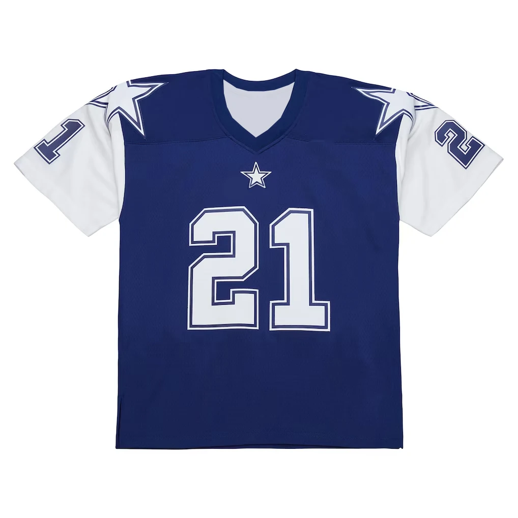 Spieler der Dallas Cowboys Nr. 88 CeeDee Lamb Marineblaues Heimtrikot, geeignet für Sport und Alltag, Familien-Partnerlook-Kleidung – Detail 6
