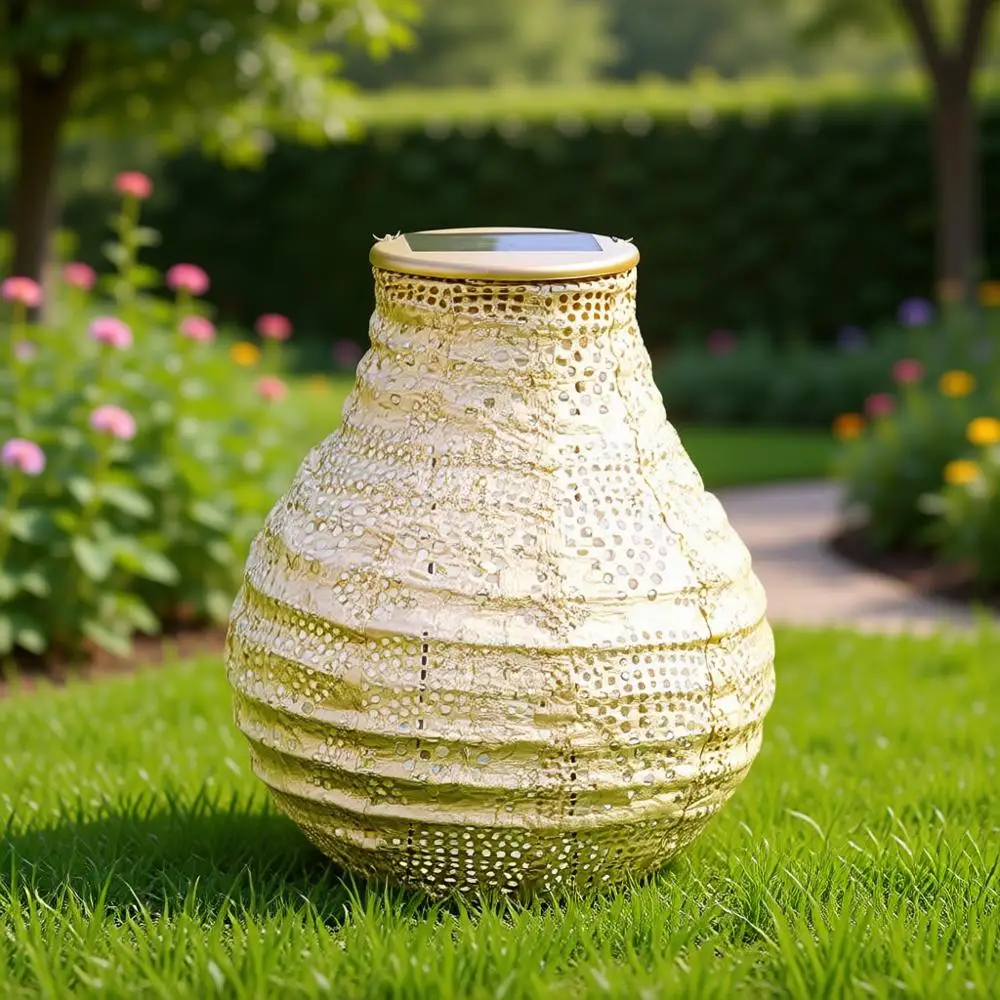 

Лампа-фонарь для улицы на 8 лампочек - Жемчужный