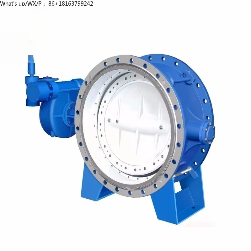 Фланцевый тип нового дизайна, двойной, три эксцентрика, большой размер Dn1200, 16-дюймовый дроссельный клапан с бабочками