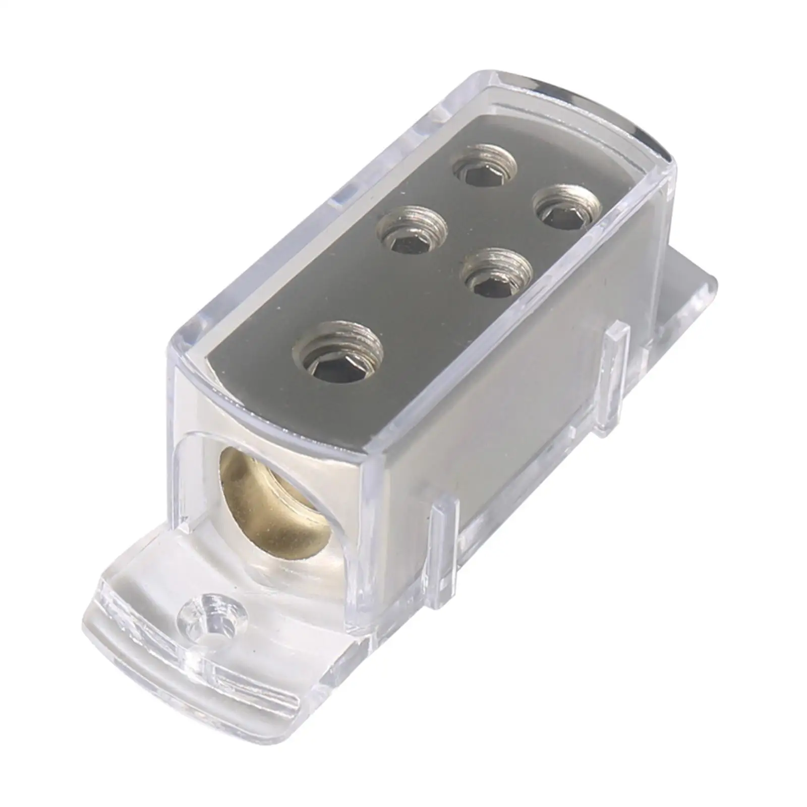 4/4-Way Car Audio Stereo Amp Power/Ground Cable Wire Distribution Block