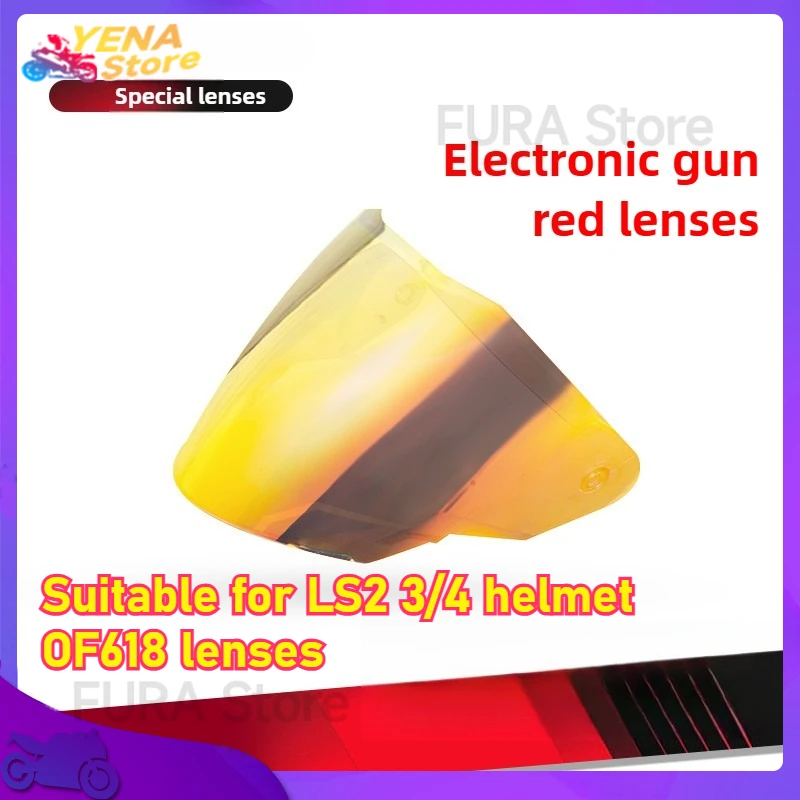 

The helmet mask lens is suitable for LS2 OF618 3/4 face motorcycle helmet, scooter motorcycle helmet