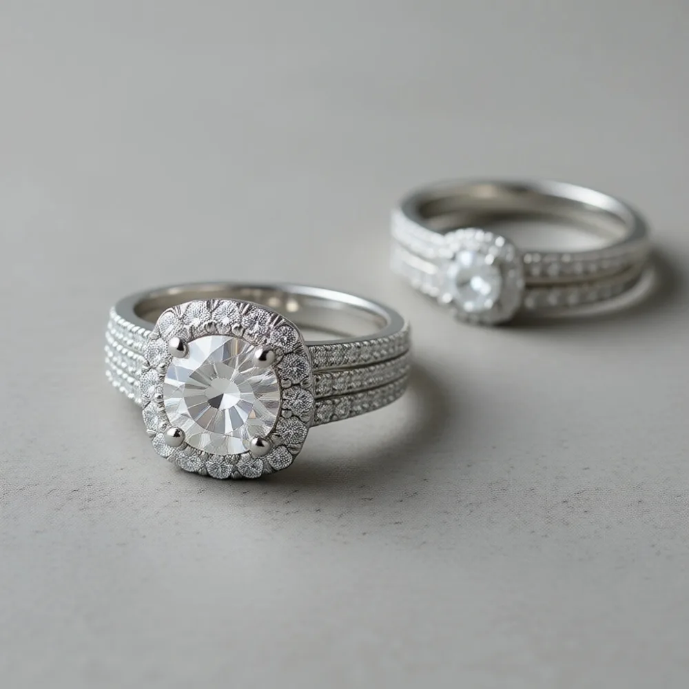 

Блестящее кольцо с полным покрытием из круглых фианитов, многослойное, для годовщины, помолвки, свадьбы, размер 8