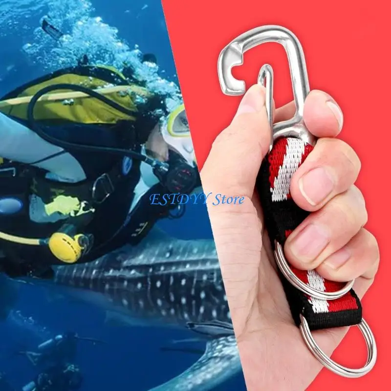 G6DE Universals Dives Flags AntiLost Lanyard Strap For Professional Diver Swimmers