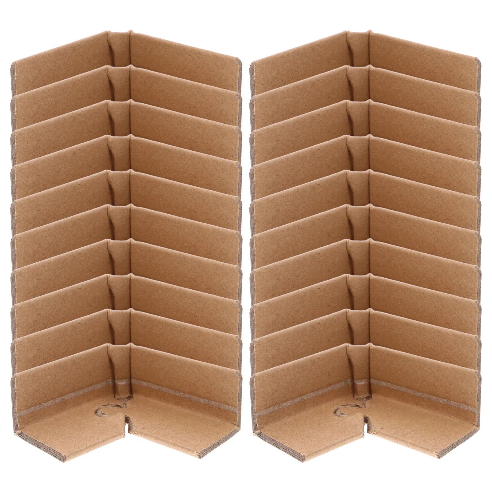 

20Pcs Shipping Box Corner Guards Reinforced Paper Edge Protectors for Cartons Furniture Panels Packing Moving Supplies Packaging