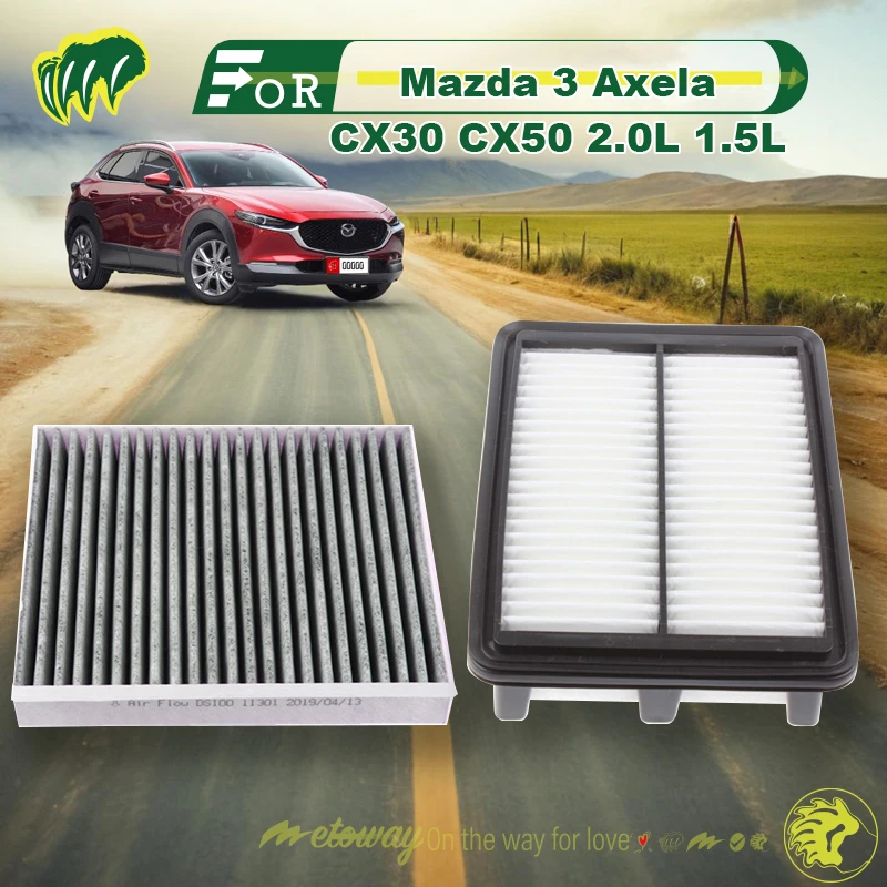 

For Mazda 3 Axela CX30 CX50 2.0L 1.5L Car Air Conditioner Filter Car Cabin Air Filter Replace Filter Replace Accessory