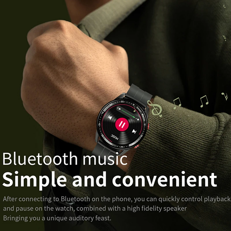 2025 ECG+PPG Bluetooth Call Smart Watch Men Laser Health Blood Pressure Fitnes Sports Watches Man Sports Waterproof Smartwatch