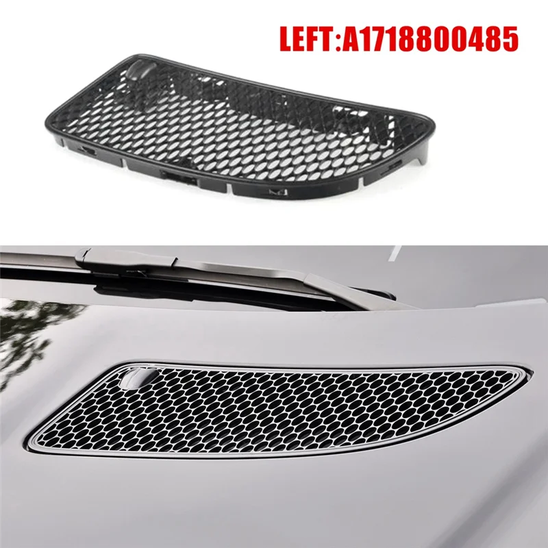 Car Front Left Hood Vent Grille for Mercedes Benz R171 SLK280 SLK300 SLK350 2005-2011 1718800385