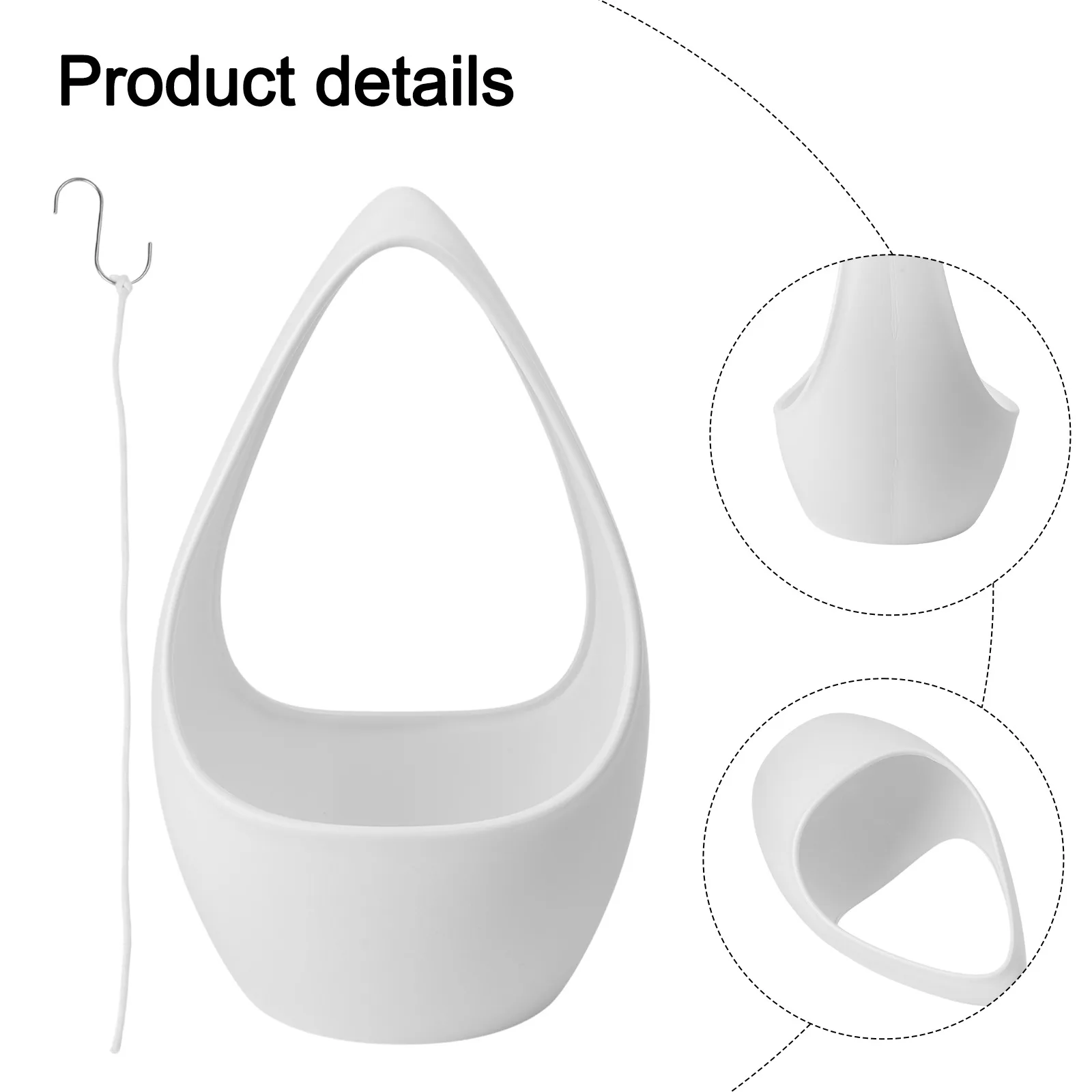 

Декоративная подвесная корзина, подвесной цветочный горшок, украшение для сада, подвесной цветочный горшок для внутреннего использования, простота установки