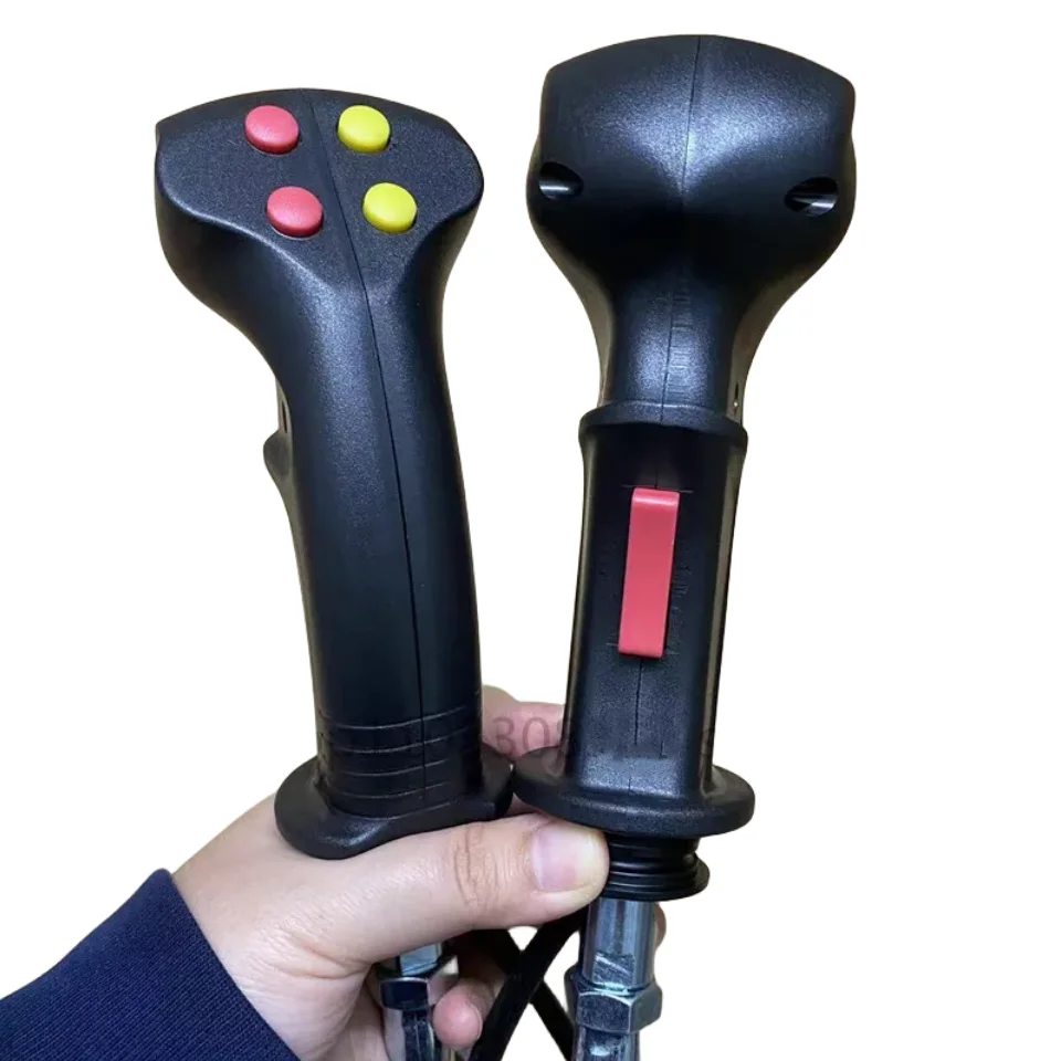 

For Excavator Parts Logging Iron Stone Tools Agricultural Harvester Electric Control 45 Button Joystick Handle Glue Gear