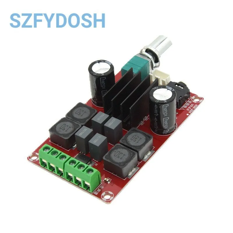 TPA3116 TPA3116D2 Dual Channel 2*50W Stereo Power Amplifier Board Adjustable Digital Amplifier Module XH-M189 DC 24V