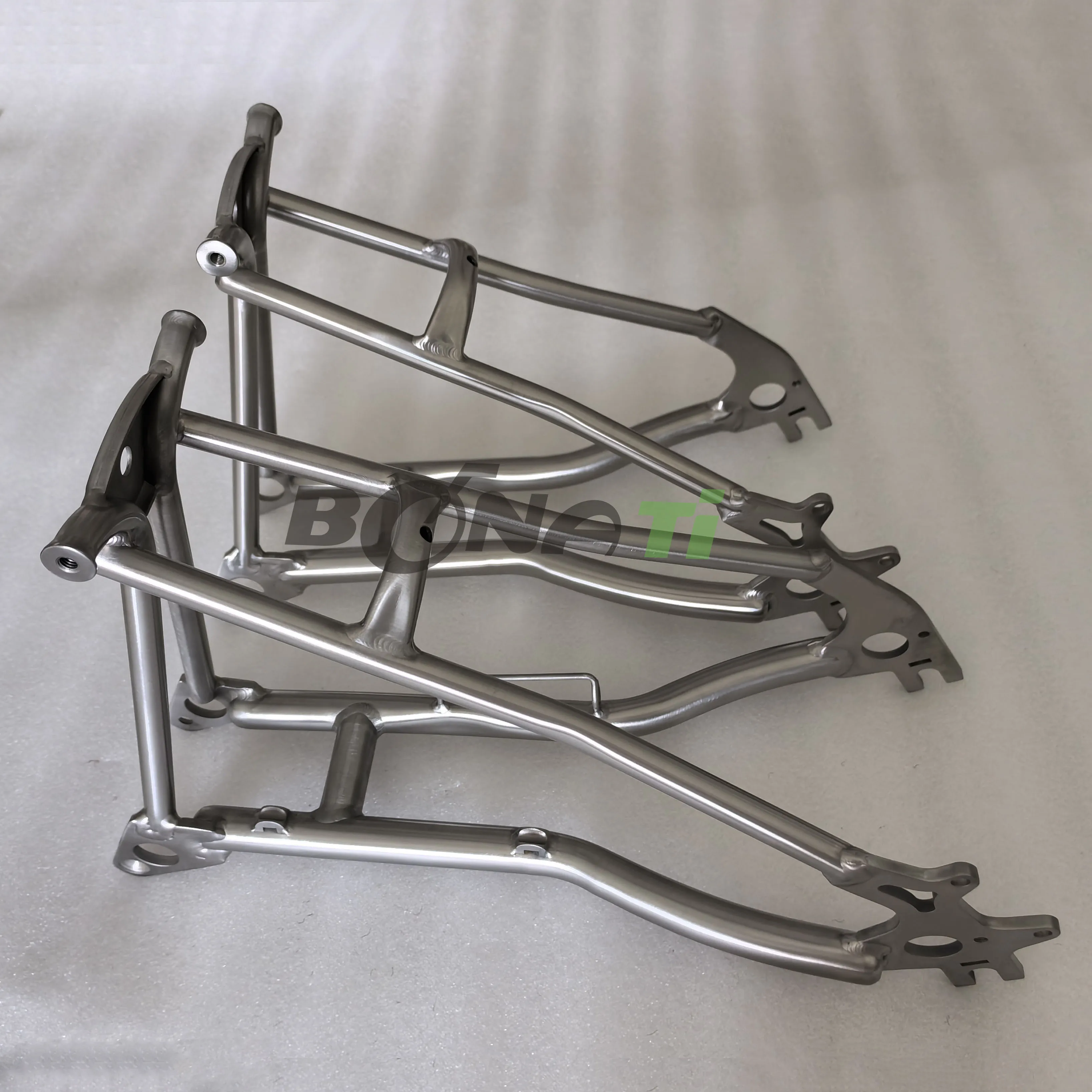 Brompton Folding Bike Front Fork, Rear Triangle Disc Brake, Titanium