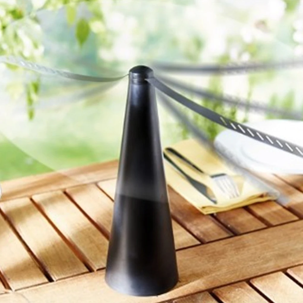 Outdoor Fly Bug Repeller Kitchen Dining Table Meal Pest Fan Desktop Tabletop Electric Battery Operated Food Protector Tool image 4