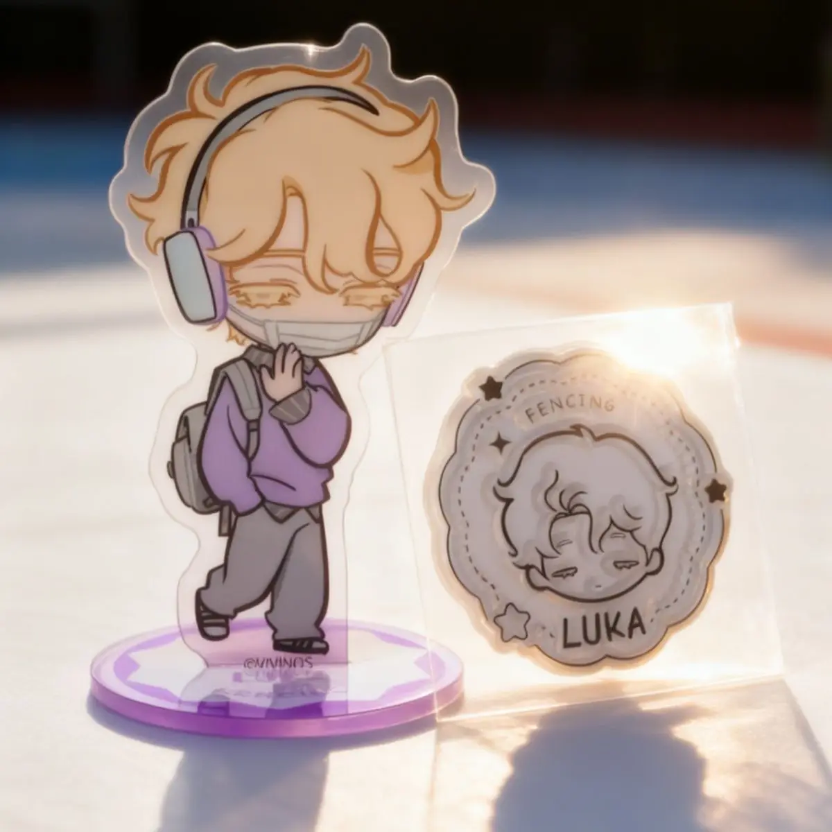 2026 جديد أنيمي الغريبة المرحلة تول لوكا تأثيري الاكريليك حامل الملحقات جمع الشكل سطح المكتب الحلي هدية الكريسماس #2