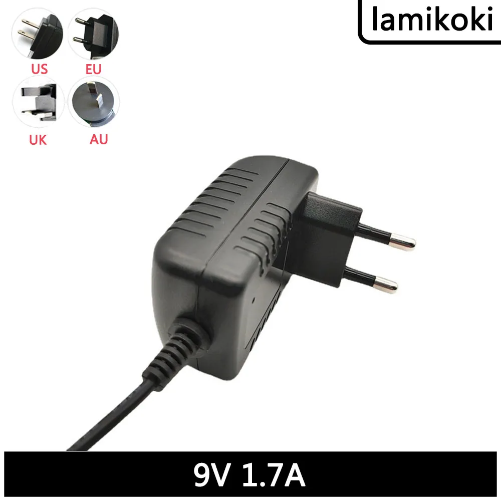 100-240V To DC 9V 1.7A Universal Power Adapter 5.5*2.1/2.5mm EU US AU UK Supply Charger For LED Strip Light TV