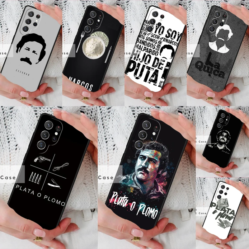 Чехол для телефона Narcos Plata o Plomo для Samsung Galaxy S26 Ultra S20 FE Note 10 S24 S23 S21 S25 Plus S22