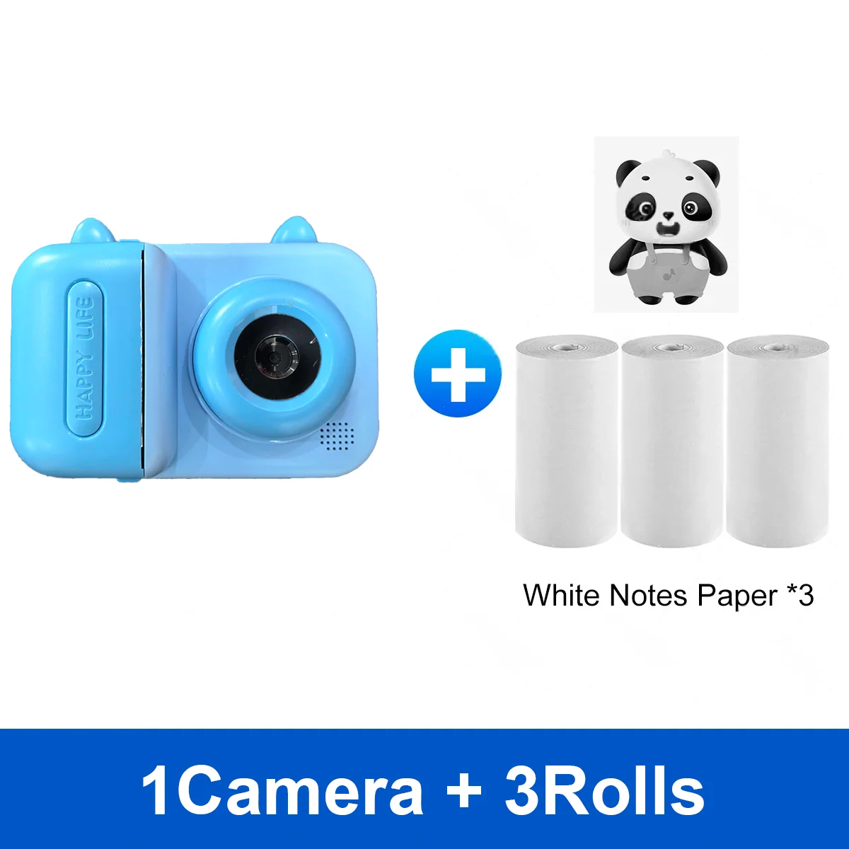 Aparat cyfrowy z funkcją natychmiastowego druku, papier termiczny do drukowania, odpowiedni do podróży, zdjęć zwierząt, kotów i psów.