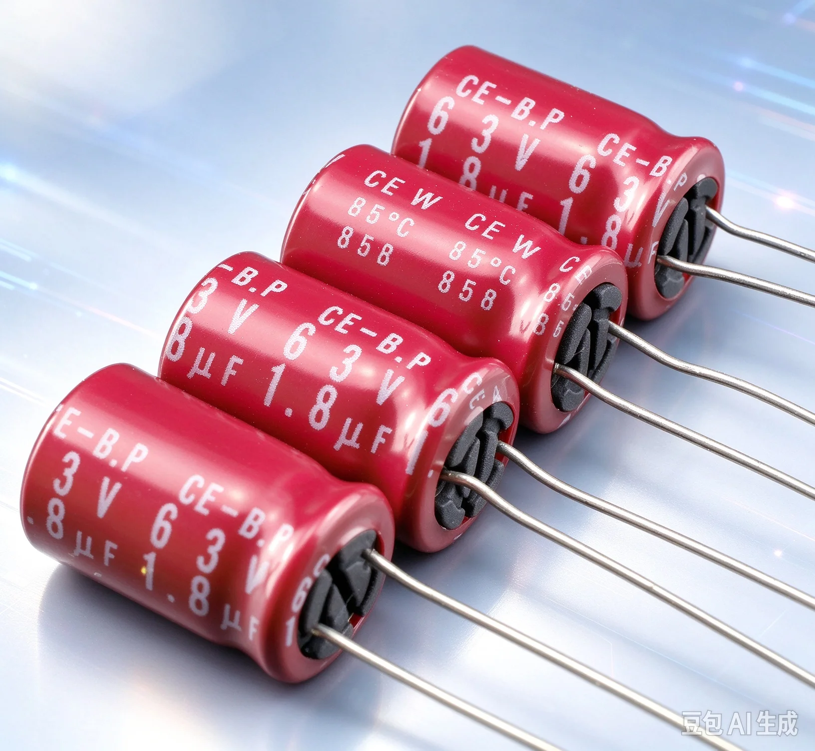 10pcs-for-nippon-chemi-con-red-sleeve-fox-fever-coupling-electrolytic-capacitor-63v18uf