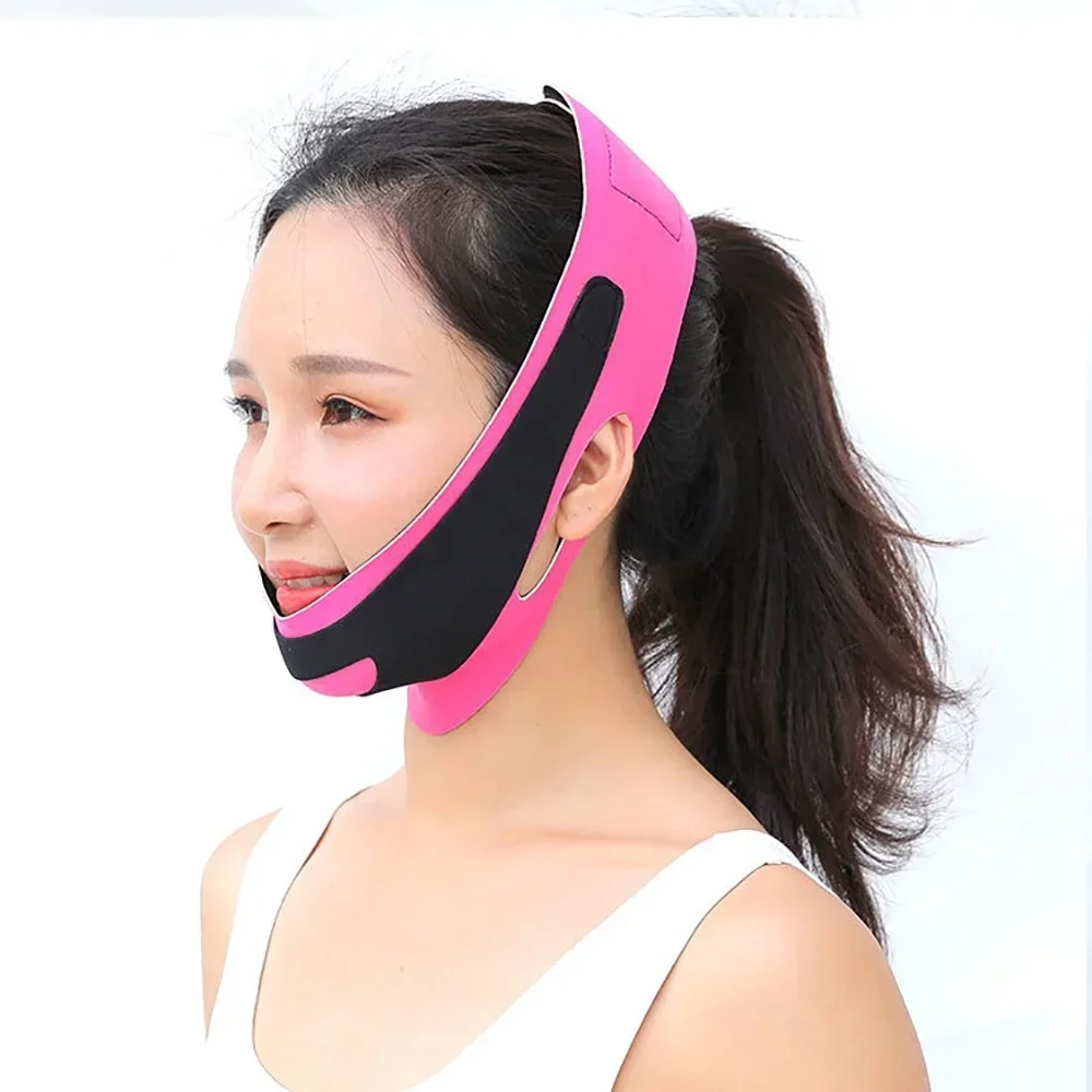 

Elastic Face Slimming Bandage V Line Face Shaper Women Chin Cheek Lift Up Belt Facial Massage Strap Face Skin Care Beauty Tools