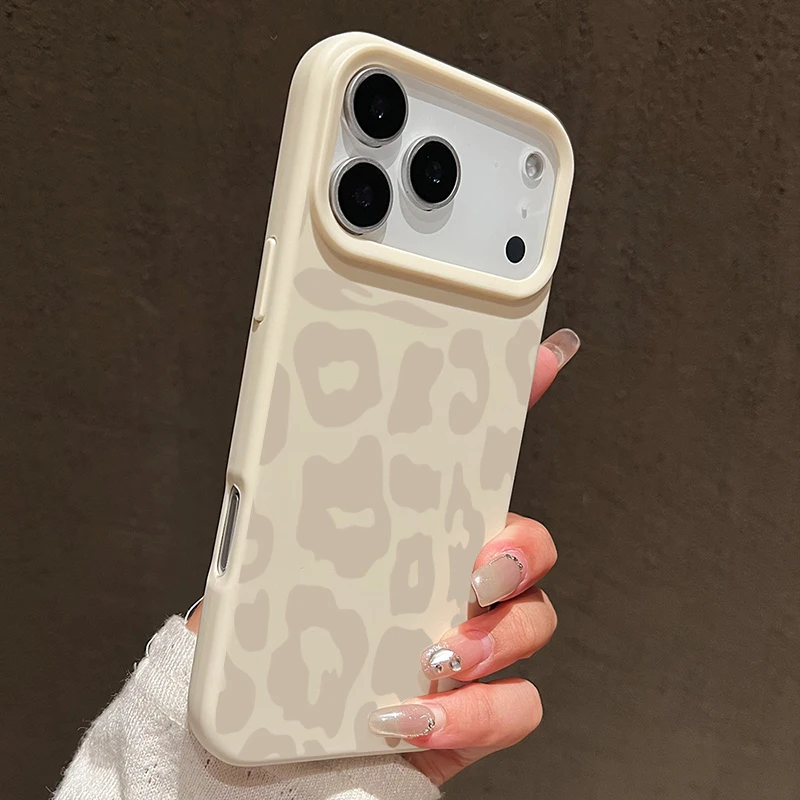 Leopardenmuster Candy Silikon Handyhülle für iPhone 17 16 15 14 13 12 11 Pro Max Plus Air Stoßfeste Weiche TPU Bumper Rückseite