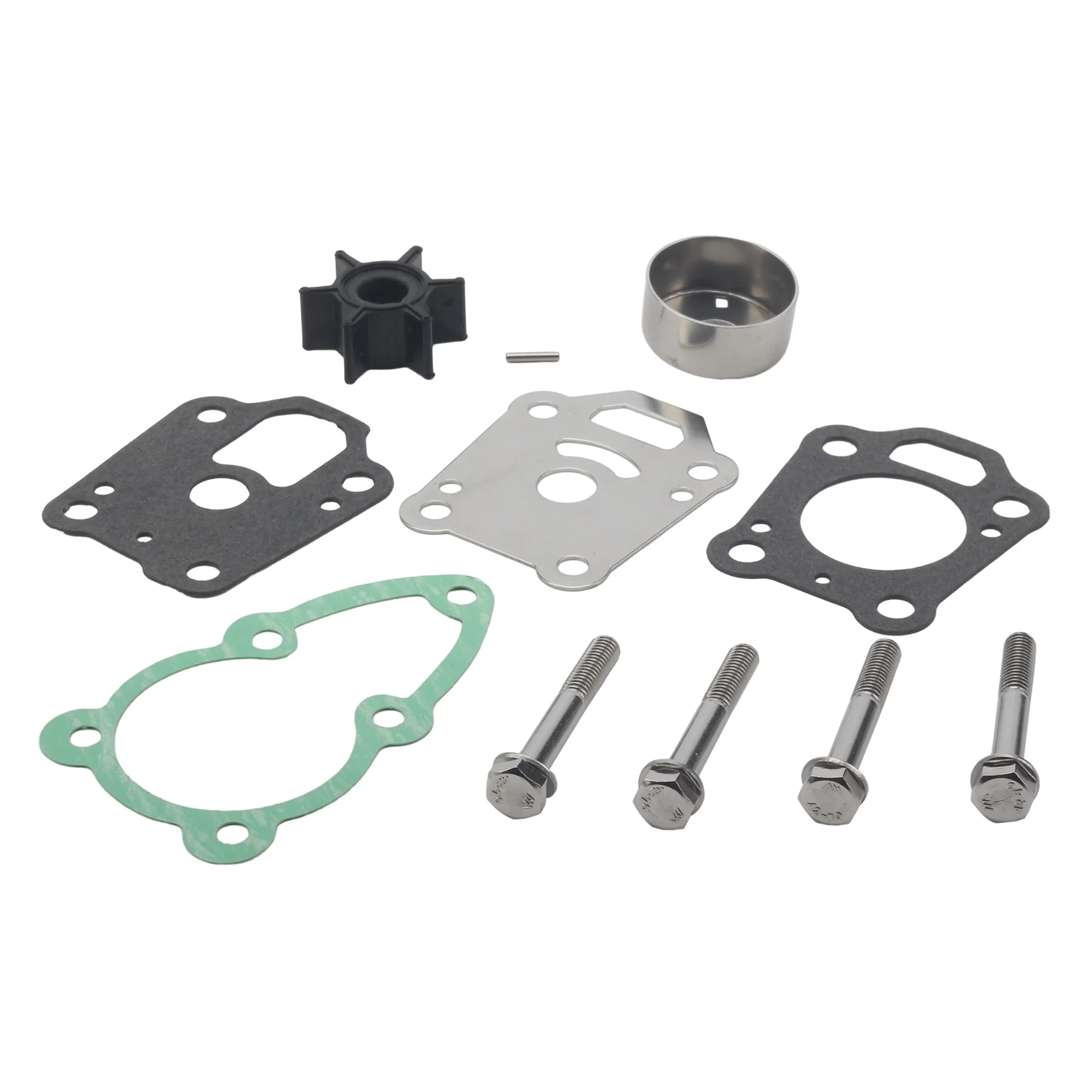 Impeller Rebuild Kit 369-87322-0 Compatible with Nissan Tohatsu Mercury Outboard 4 5 6 HP Engines Replaces 8M0155395 369-87322-1 view 4