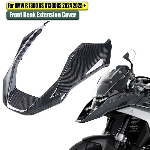 カーボンファイバーフロントビークエクステンションカバー,変更されたフェアリング,オートバイアクセサリー,bmw r 1300 gs,r1300gs,2022, 100%