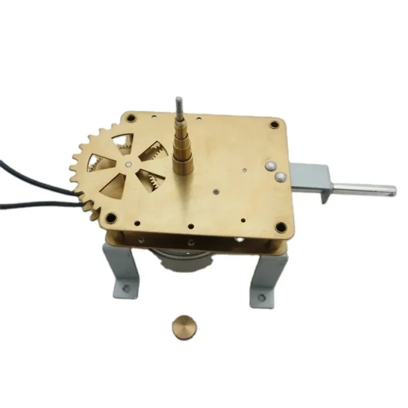 220 Volt Electric Clock Movement with Mounting Bracket and Regulator Metal High Torque Scanning Clock Motor