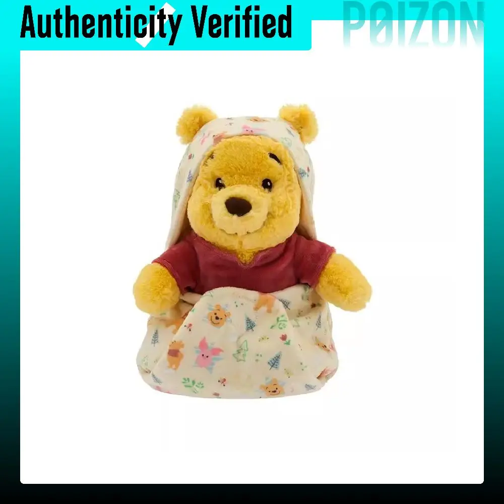 Disney Winnie The Pooh Cute And Playful Baby Collection Yellow Dolls Plush Doll 24.5cm Height 6930018983511