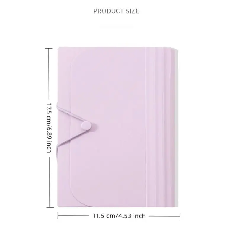 【O】A6 Organizador de Bolsas Retangulares para Placas de Estampagem de Unhas, com 7 Compartimentos, Armazenamento de Moldes Vazios, Estojo para Placas de Unhas