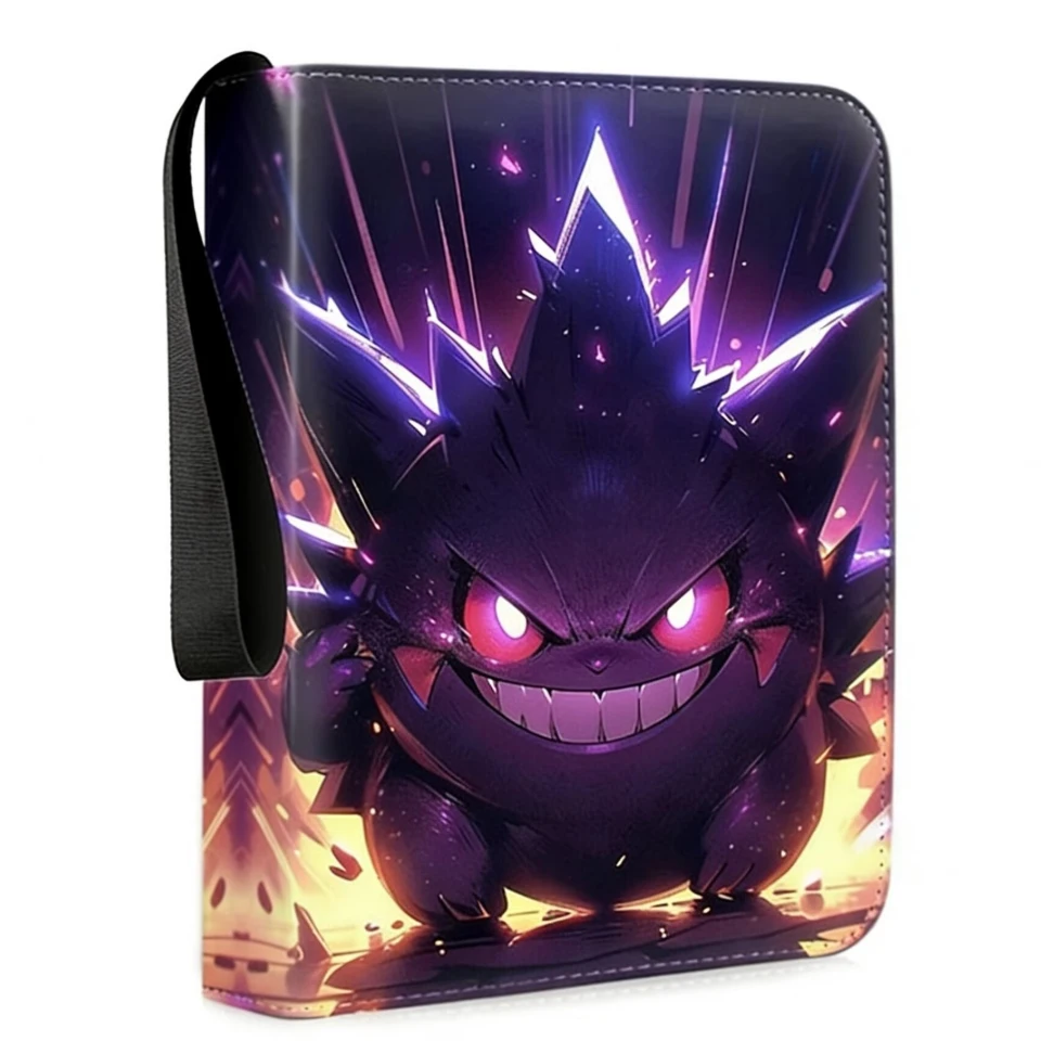 NOUVEAU-- 400PCS *Poke moned!! !Album classeur Photocard PU fermeture éclair Album Photo porte-carte jouet Collection dossier lettres cartes passe-temps