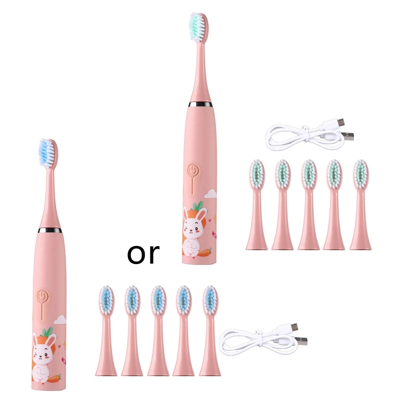 Sikat Gigi Listrik Ultrasonik Tahan Air untuk Anak Dropshipping Sikat Gigi Listrik Otomatis