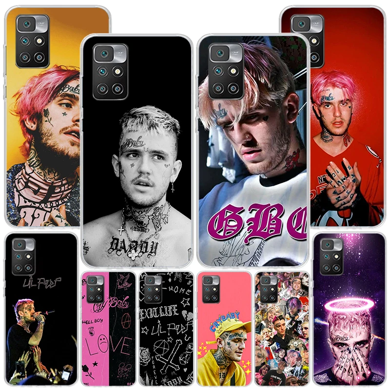 Lil Peep Singer Phone Case For Xiaomi Redmi 12 12C 10 10C 10A 9 9A 9C 9T 8 8A 7 7A 6 Pro 6A K70 K60 K40 K20 S2 Print Cover