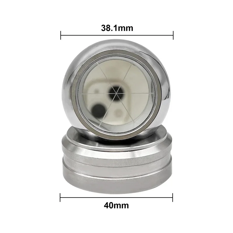 

TLF 38.1mm Mini Prism with Magnetic Base for Track and Trail Surveying Magnetic Mini Measuring Ball Prism