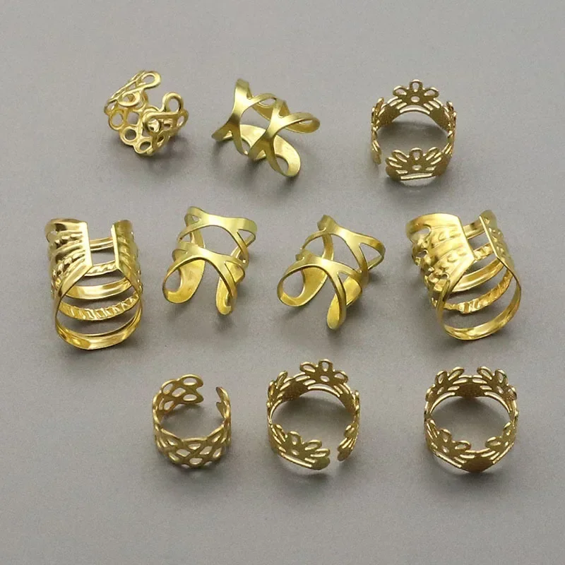 40 шт. Кольца для волос регулируемые манжеты заколки аксессуары для волос для женщин девушек мужчин золотые косички для волос грязные косички бусины шпилька для волос дредов